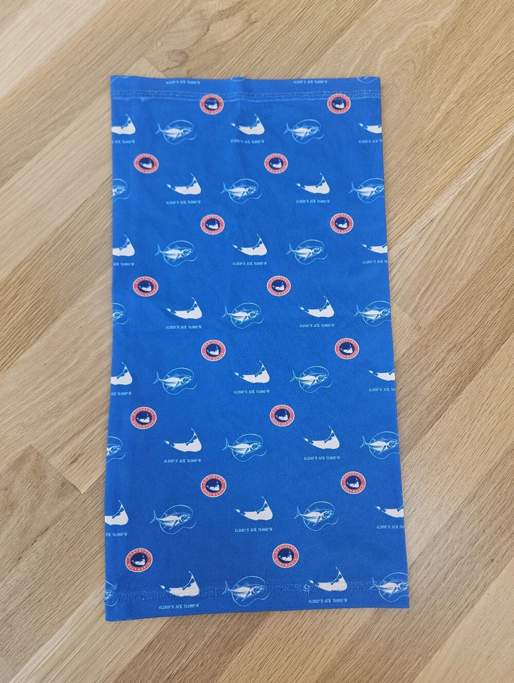 Nantucket Boat Basin Blue Neck Gaiter - Sun Protective Swim Accessory